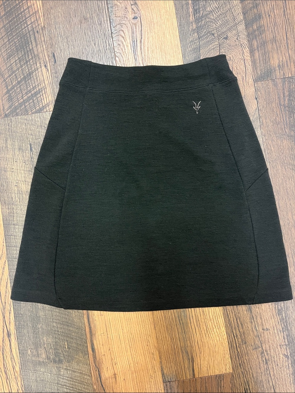 ibex Black A-Line Skirt